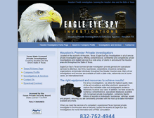 Tablet Screenshot of eagleeyespy.net